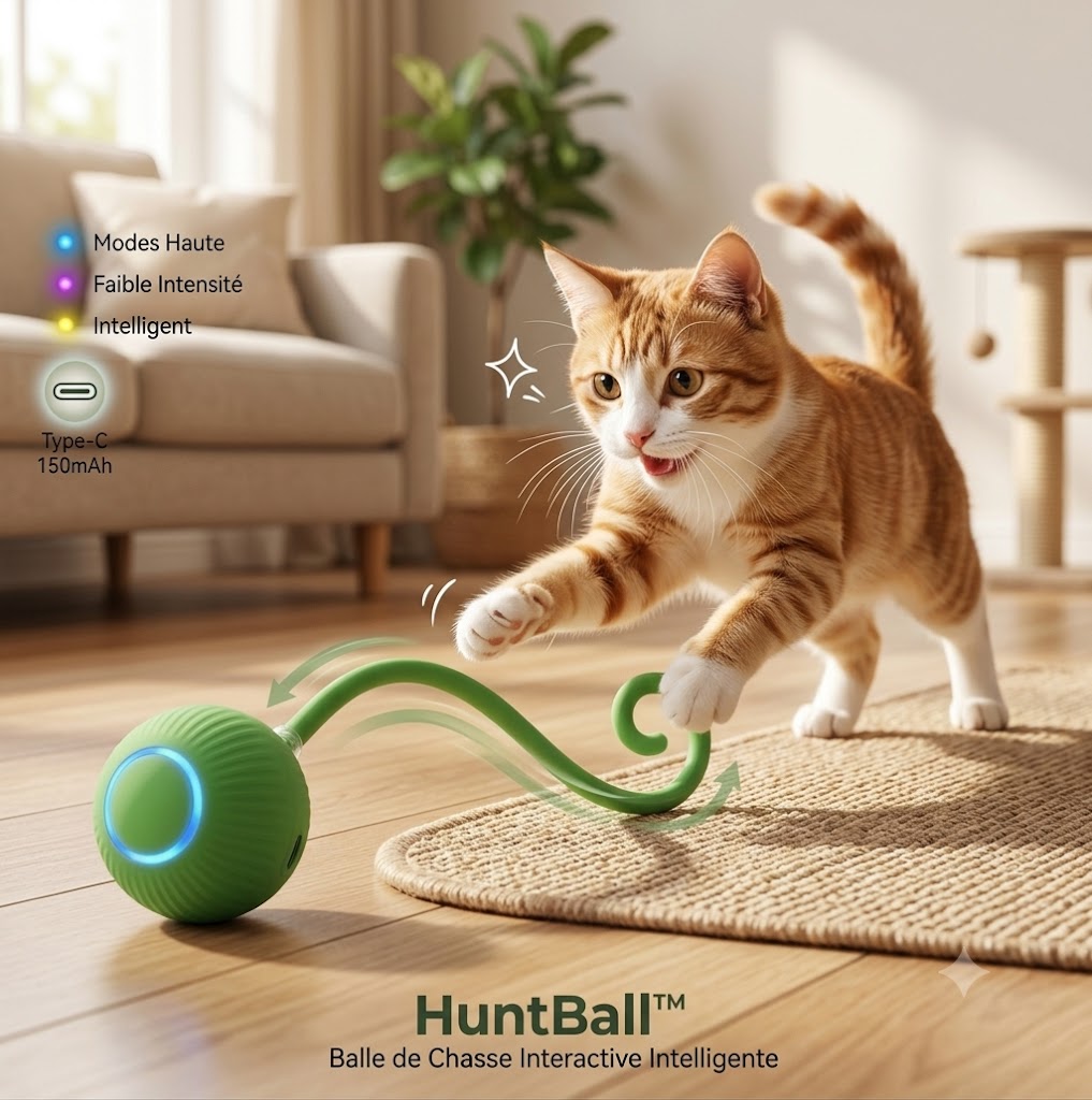 HuntBall™ - La Proie Interactive Intelligente